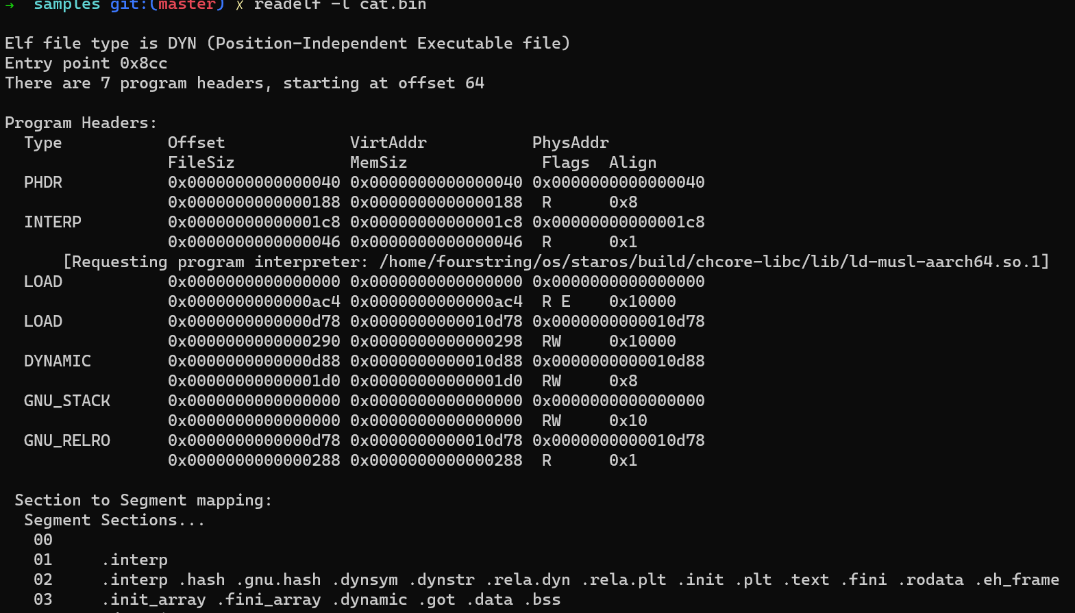 readelf-segments